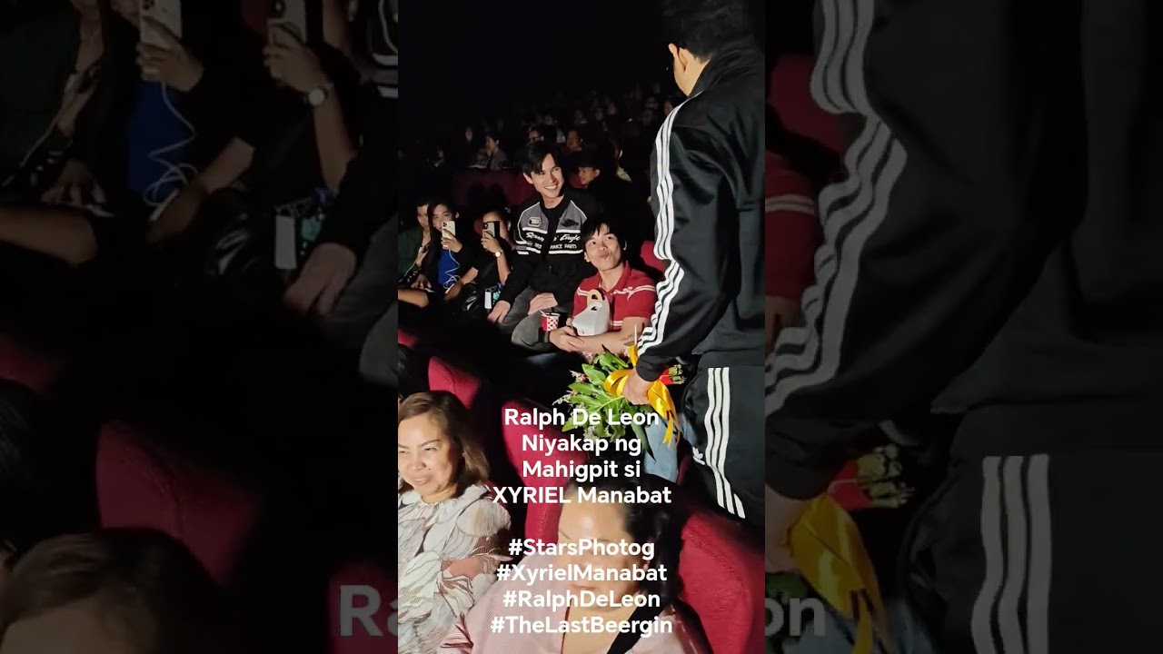 Ralph De Leon Niyakap ng Mahigpit si XYRIEL Manabat #StarsPhotog #XyrielManabat #RalphDeLeon