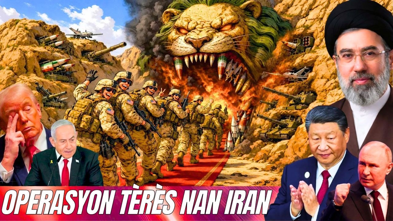 Tout baz amerik&egrave;n yo elimine, operasyon t&egrave;r&egrave;s nan Iran anonse! Ezbola frape f&ograve;, detwa &Ograve;miz gen m&egrave;t😱