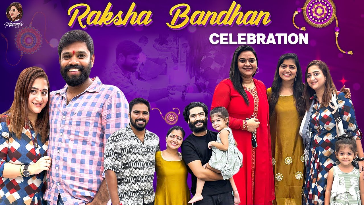 Raksha Bandhan Celebration | Masuma Latest Vlog | Ali Reza | Masuma's World | shivajyoti |