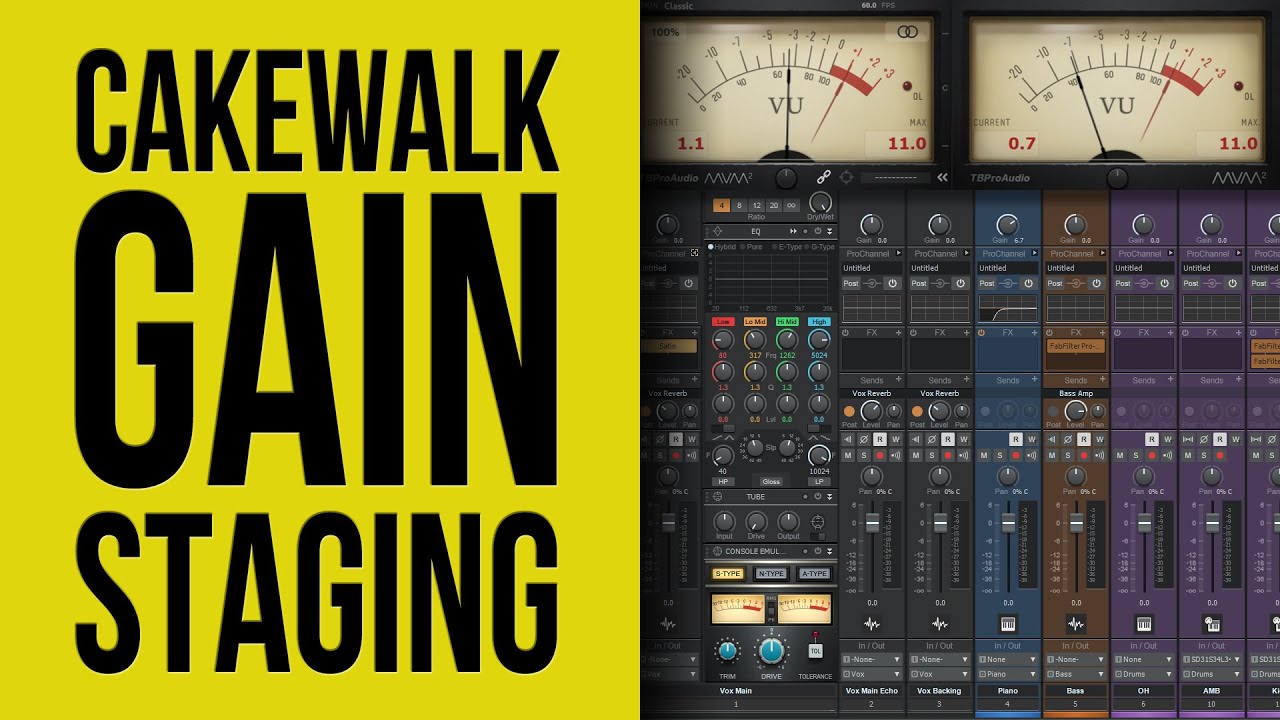 Cakewalk от Bandlab: усиление сценического эффекта