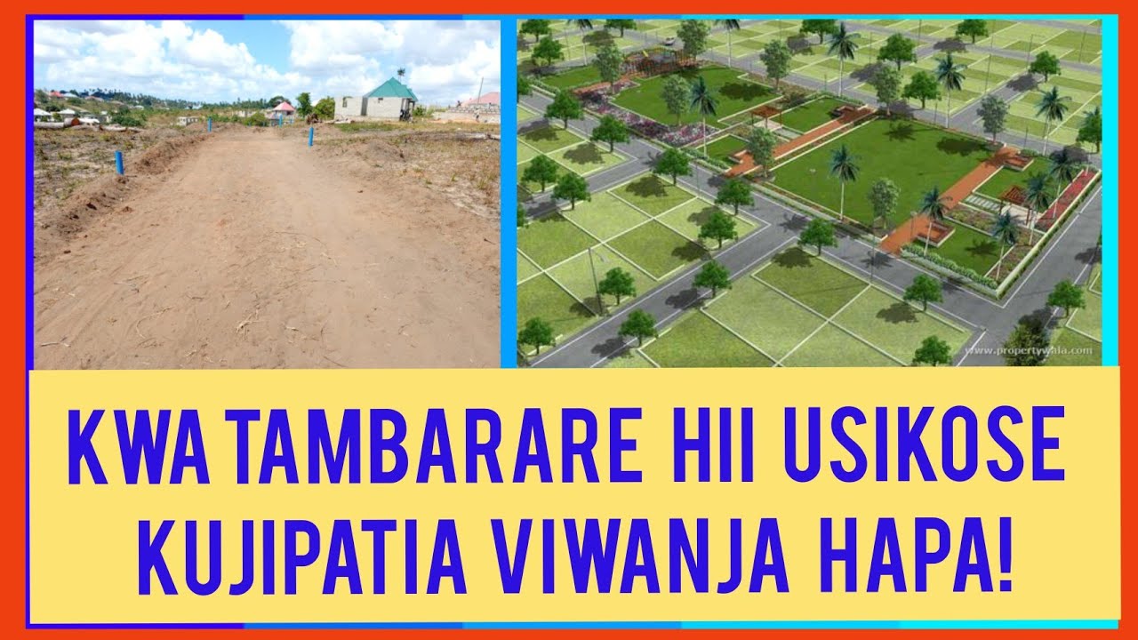 VIWANJA BORA DAR ES SALAAM|PWANI TANZANIA VIMEPIMWA VINA HATI[wekeza sasa Dar inakua kwa kasi sana]