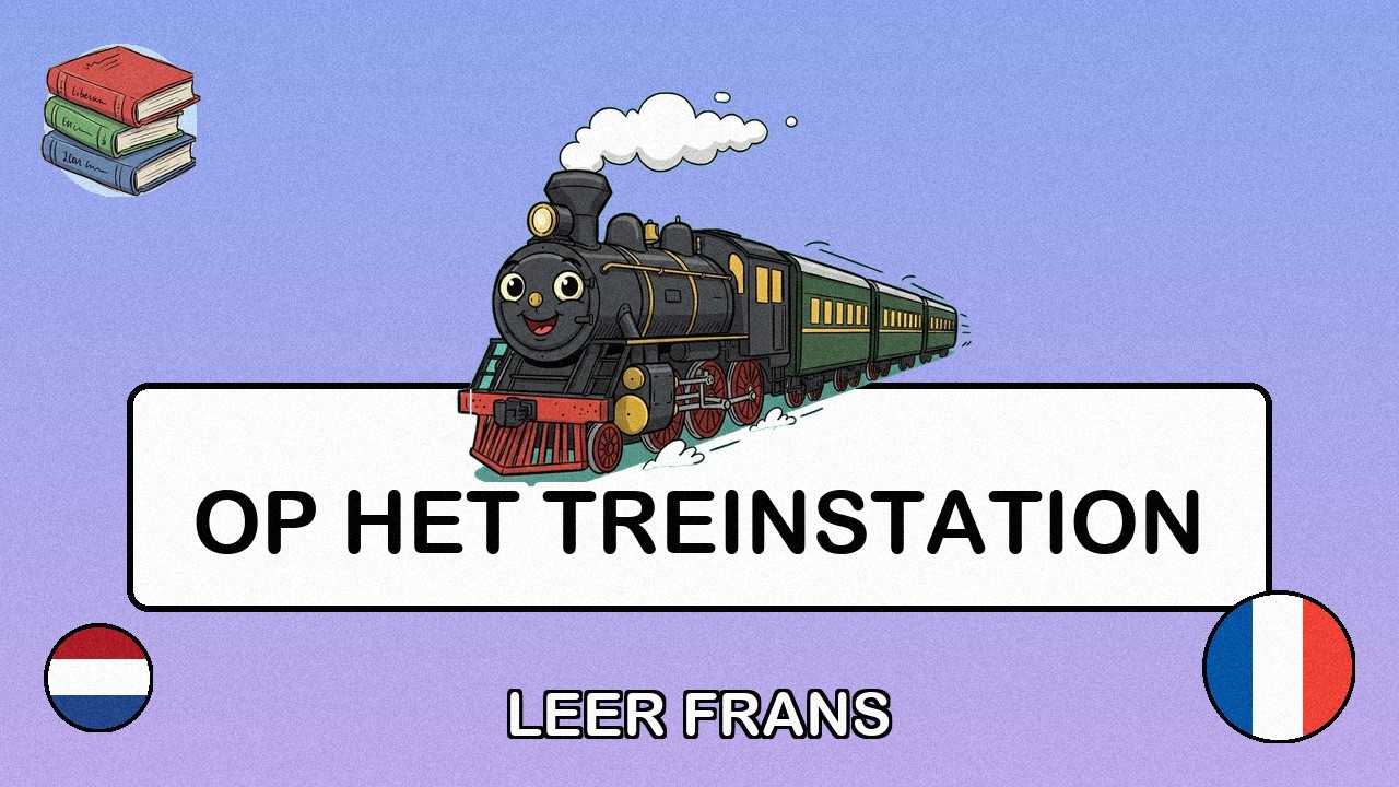 🇳🇱→🇫🇷 Leer Frans - A2 Gesprek: Op het treinstation