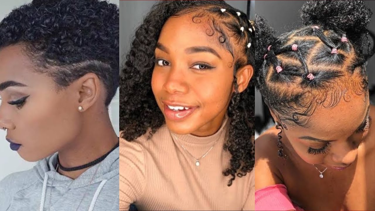💦💙Natural Hair Compilation | Hairstyles for Curly type 3 and type 4 hair