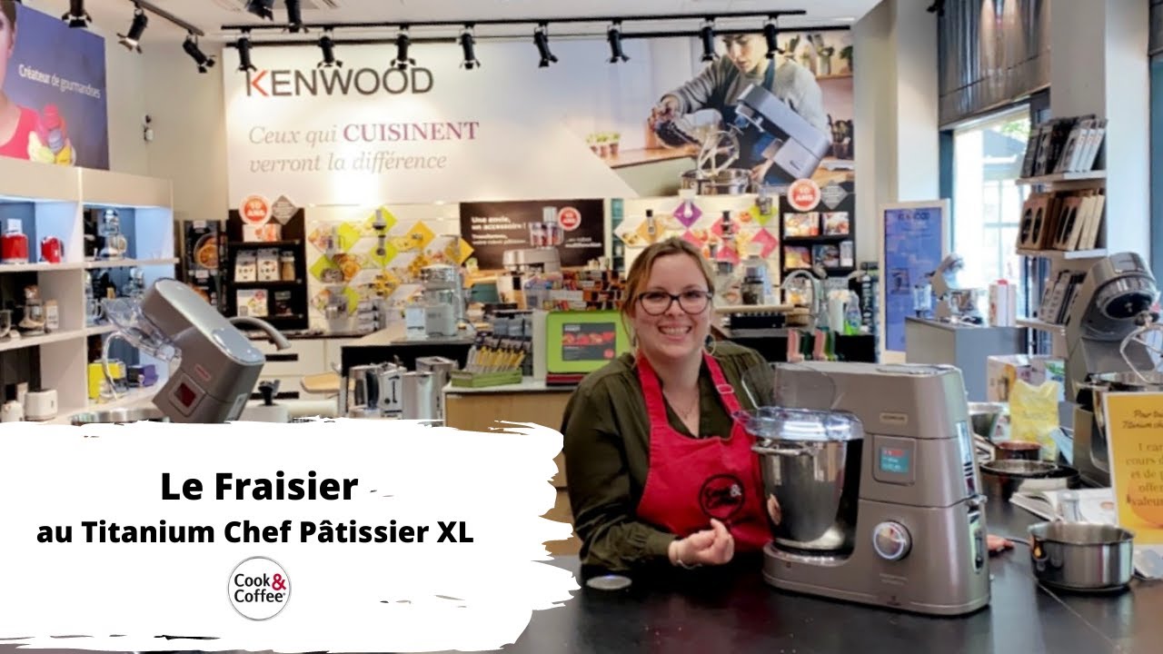 Le fraisier au Titanium Chef Pâtissier XL