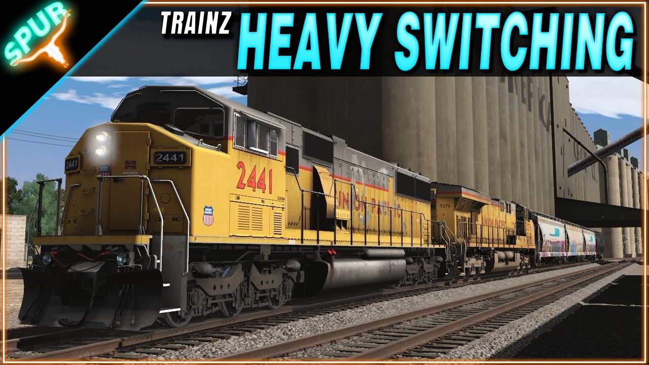 45 Minutes of Heavy UP Mainline Switching in TRS22