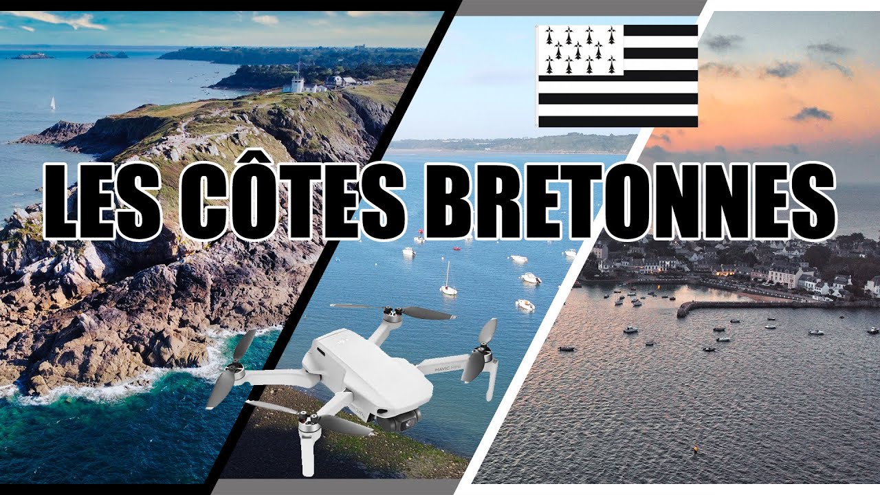 Les plus belles C&ocirc;tes Bretonnes | DRONE DJI Mavic Mini