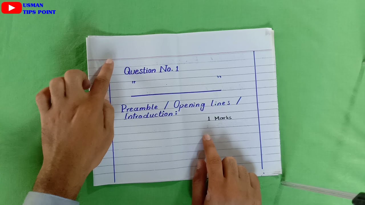 How to write law paper || Paper Presentation Skills || Usman Tips Point