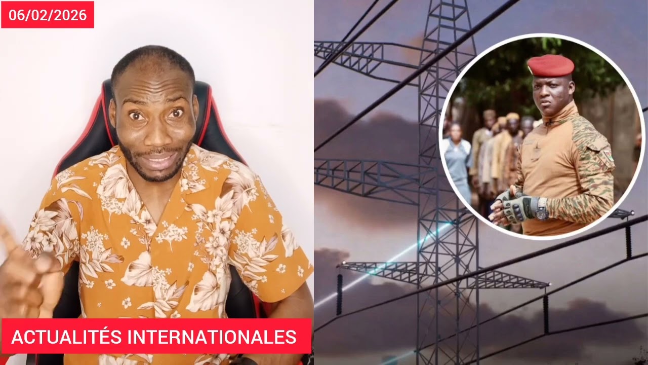 IB Traoré frappe fort et fulstre la France et inaugure une centrale électrique d'un montant record