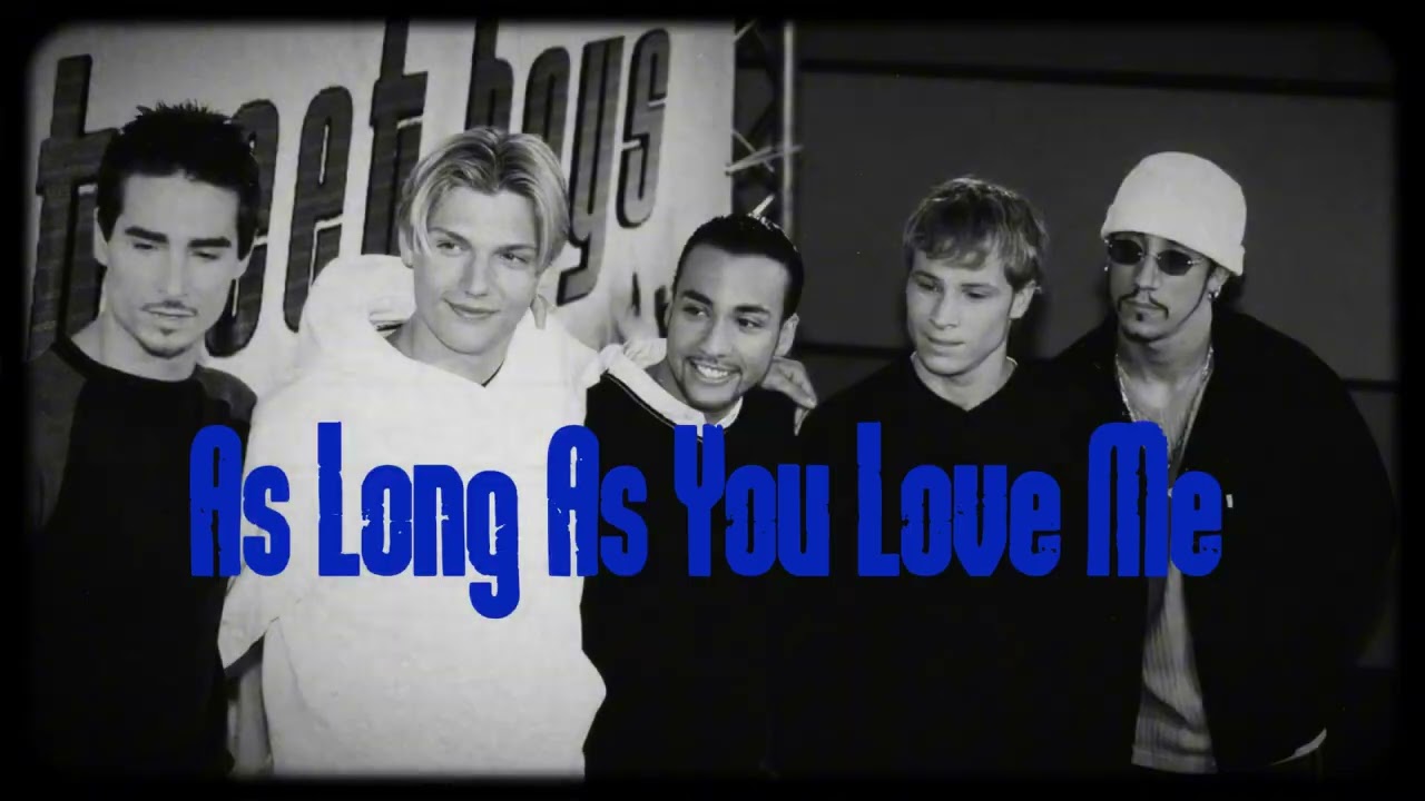 As Long As You Love Me - Backstreet Boys | Melodic Rock AI Cover | 90s