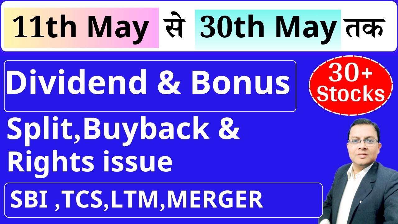 Top 30 Dividend stocks ,Bonus & Split I Upcoming dividend I Upcoming Bonus 2026 I TCS DIVIDEND I SBI