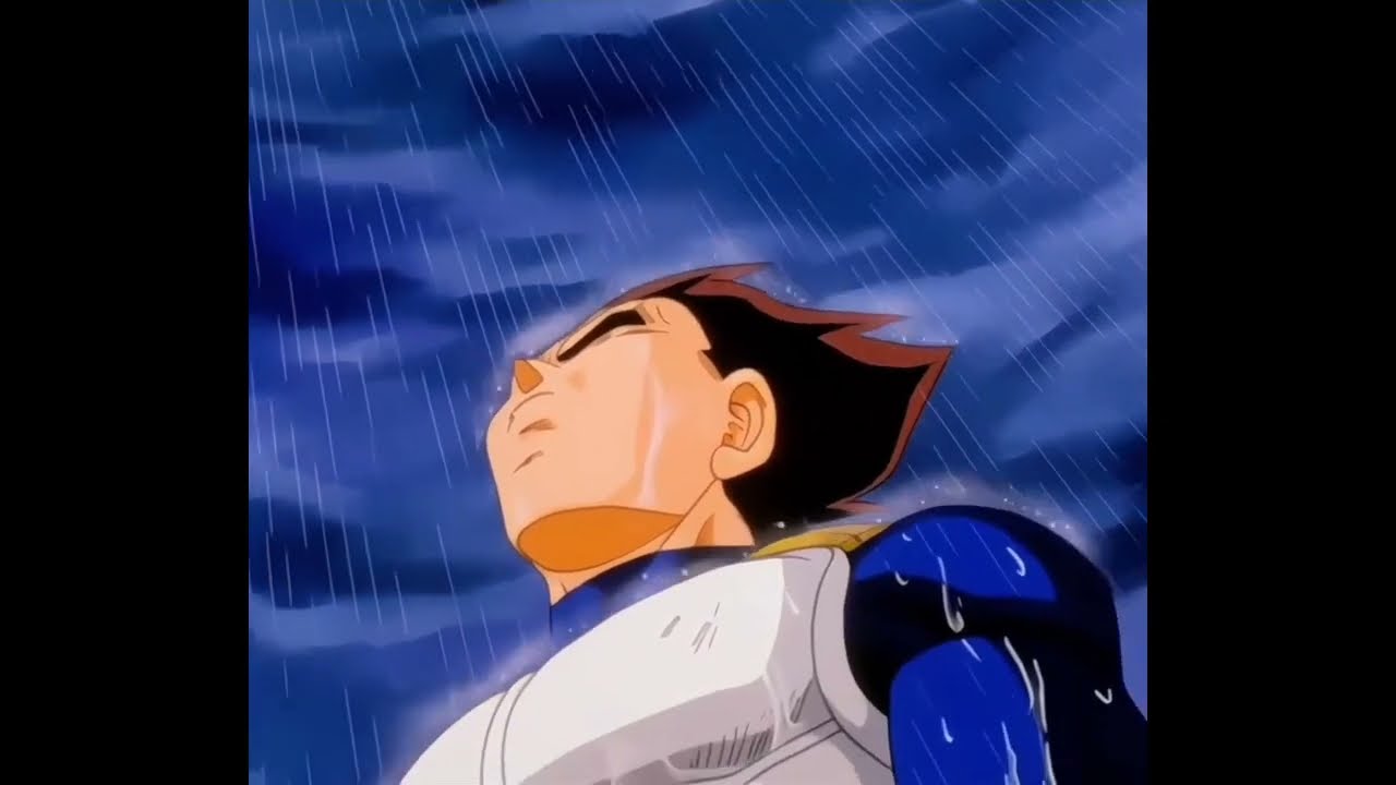 Vegeta In Rain Meme Template ( Download From Comments 🔗 )