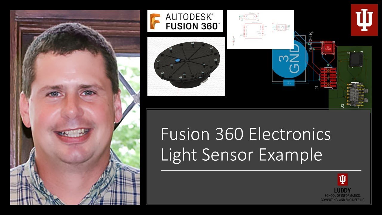 Fusion 360 Electronics 04 Schematic - Power Input