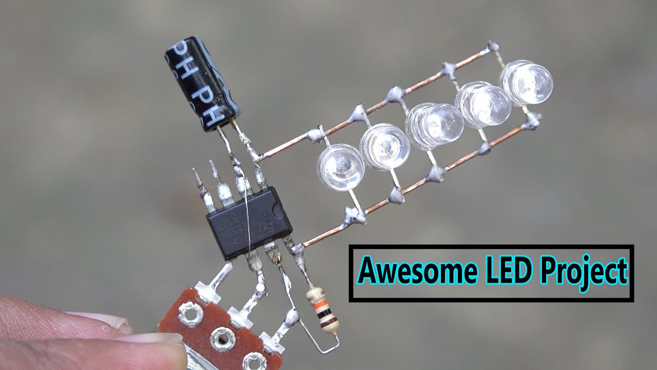 Awesome LED Project Ideas With NE-555