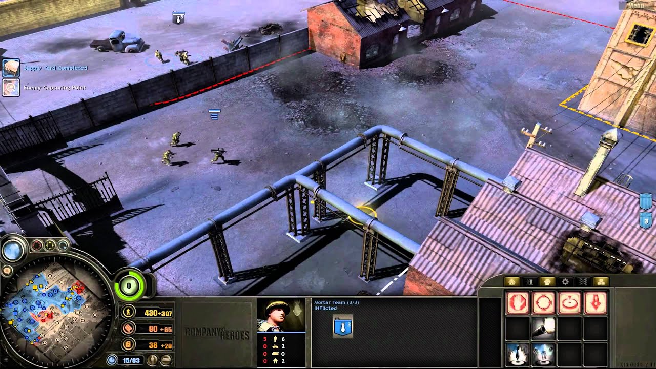 Company Of Heroes 4v4 Multiplayer Part 1