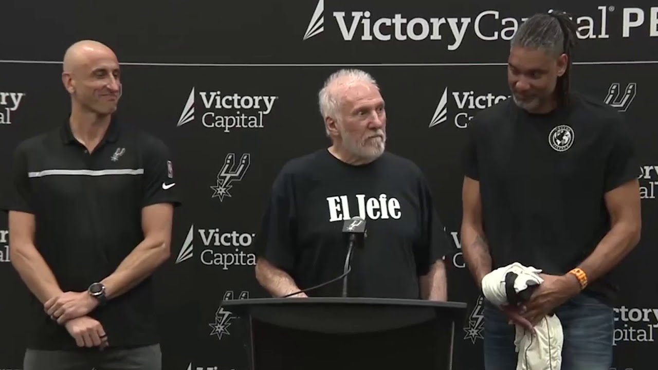 WATCH: Gregg Popovich addresses media after stepping down as head coach of the San Antonio Spurs