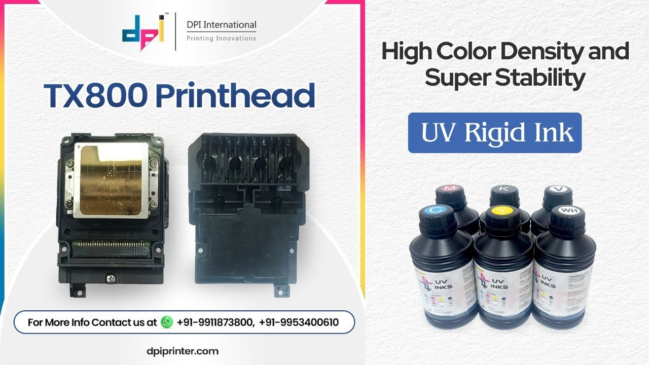 Highest Quality Color Output UV Rigid Ink Compatible with TX800printhead... #printhead #uvinks