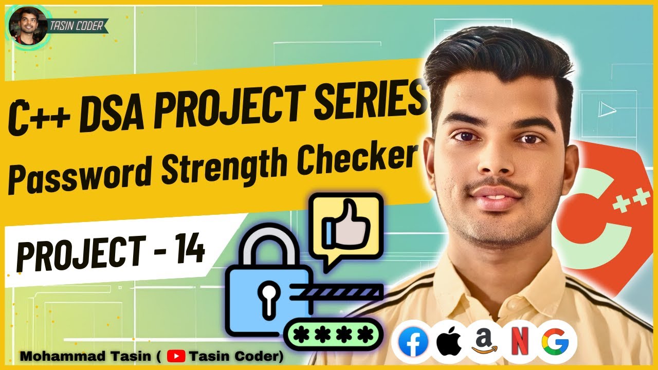 🔥 Build a Password Strength Checker in C++ | Mini Project for Beginners with Full Code