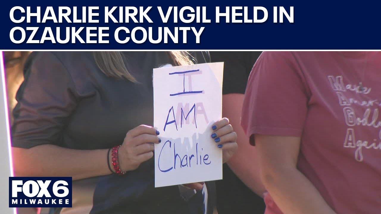 Ozaukee County Charlie Kirk vigil held | FOX6 News Milwaukee
