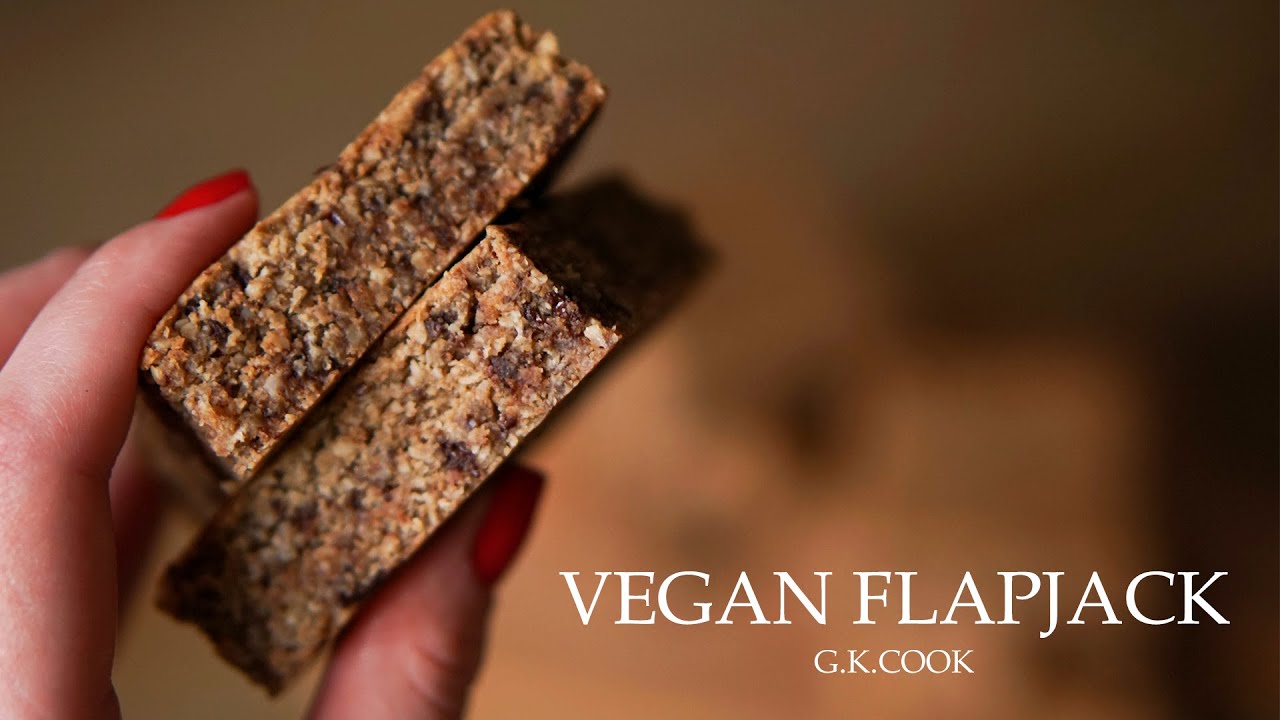 Веганское овсяное печенье без сахара | Vegan Flapjack recipe | ASMR
