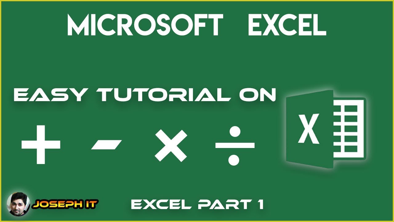 Microsoft Excel Tutorials | Do Addition, Subtraction, Multiply, Divisions, Autosum with Excel