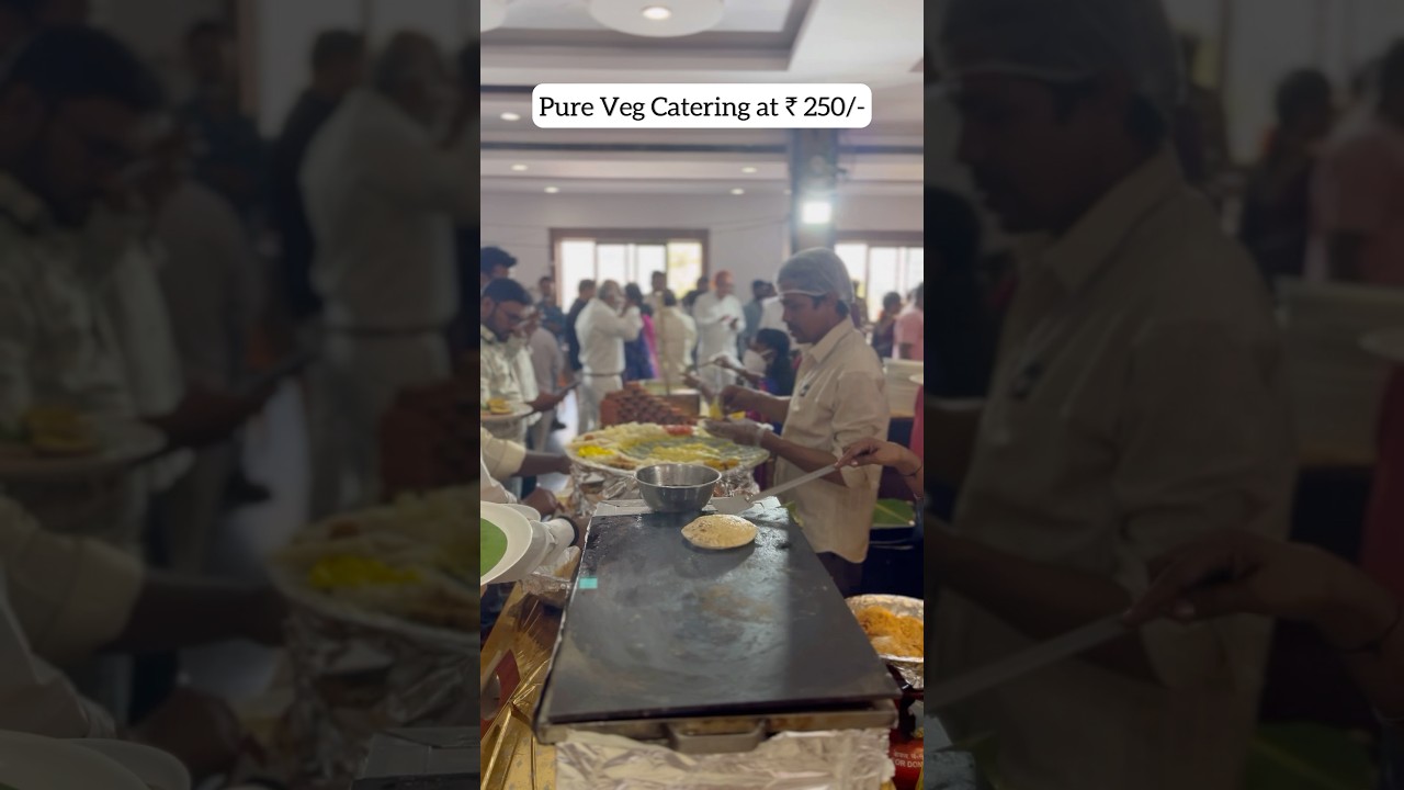 Pure veg catering 🤤