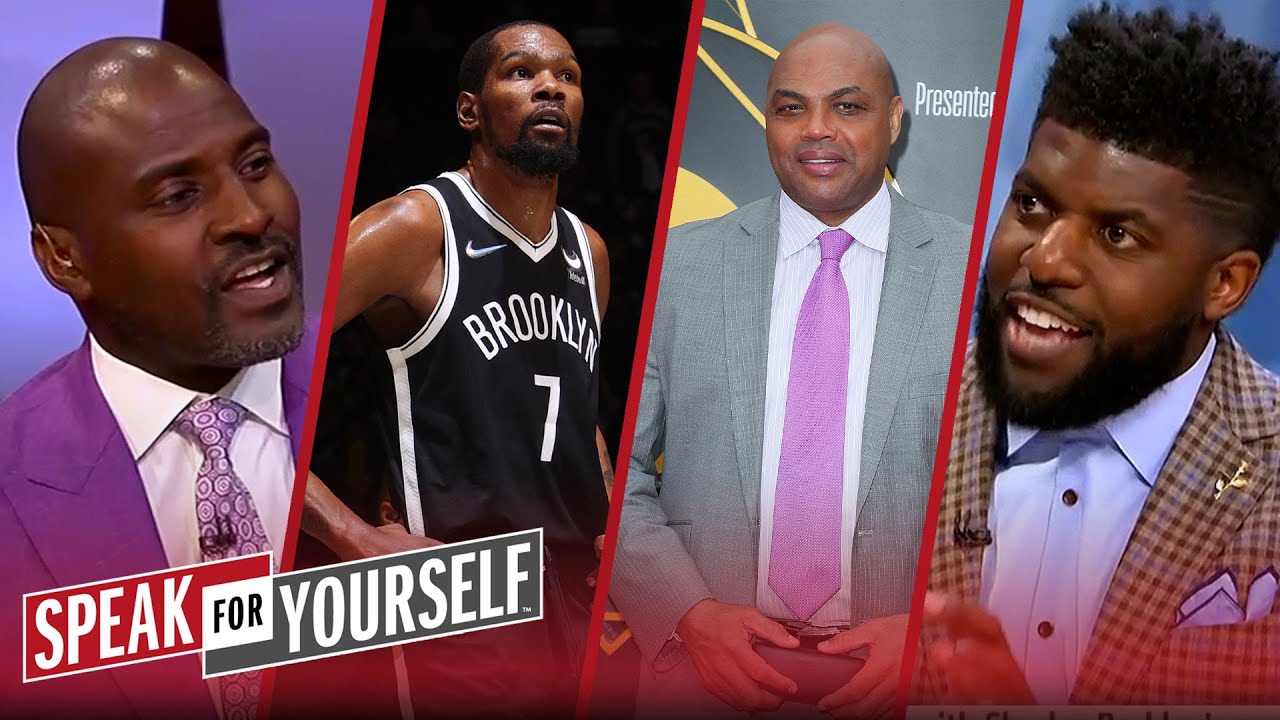 Charles Barkley says Kevin Durant was 'bus rider' on Warriors title teams | NBA | SPEAK FOR YOURSELF