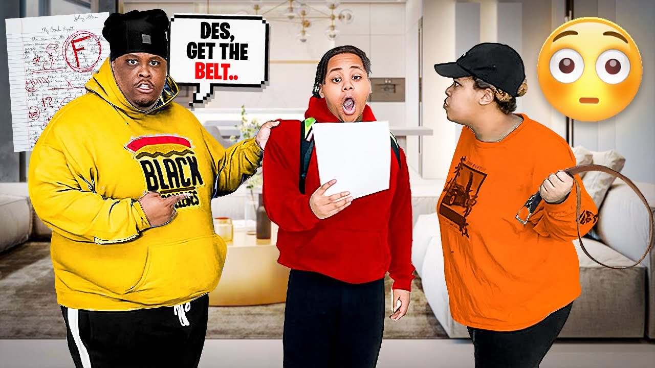 SON Lies About BAD REPORT CARD, He Instantly Regrets It