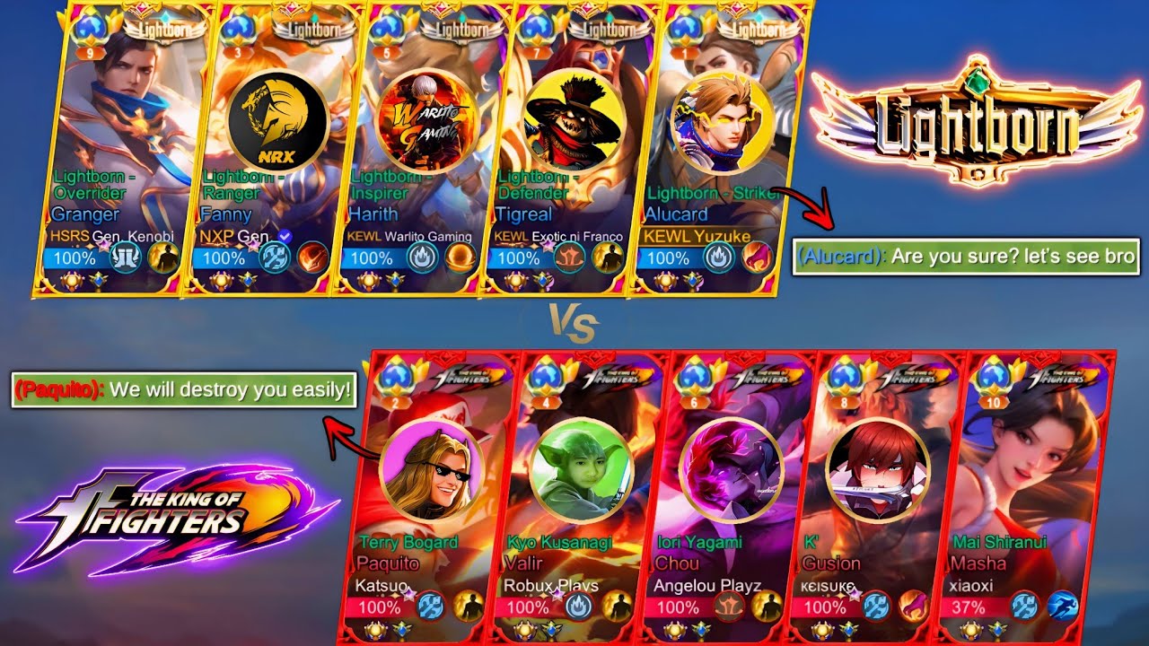 Lightborn Vs New KOF Squad | Battle of All Famous Youtubers & TikTokers/Streamers!! 😱 | Who Win? 👑