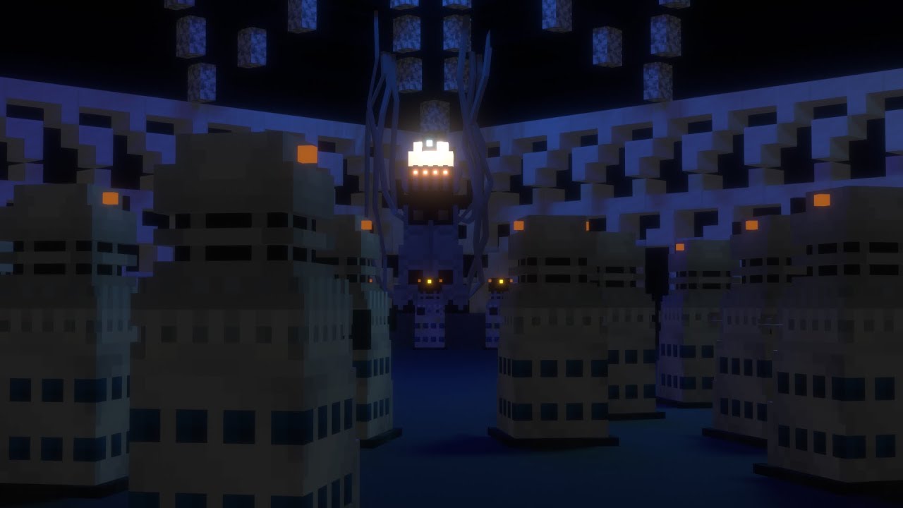 DALEK EMPEROR DESTROYED .  Minecraft Animation
