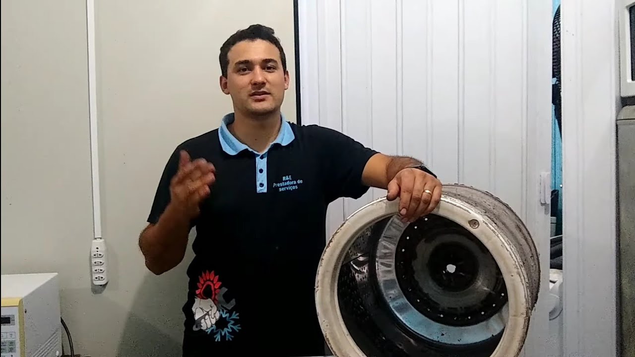 Como sacar o cesto da máquina de lavar Brastemp/Consul