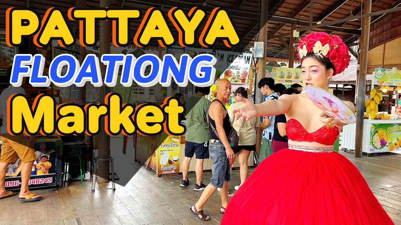 Navigating the Charms of Pattaya's Floating Market: A Captivating 4K Walking Tour #pattaya