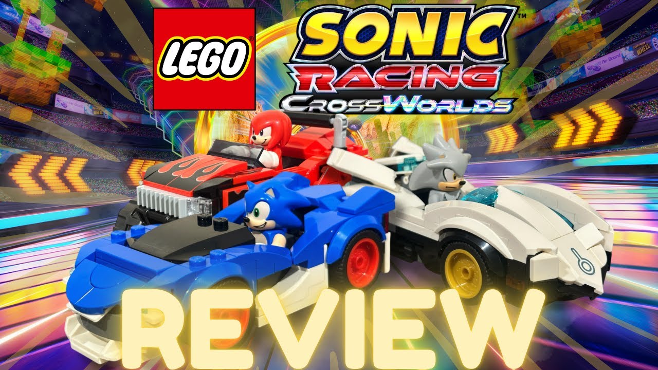 LEGO SONIC RACING CROSSWORLDS | LEGO Sonic the Hedgehog Sets Review- Sonic, Silver and Knuckles