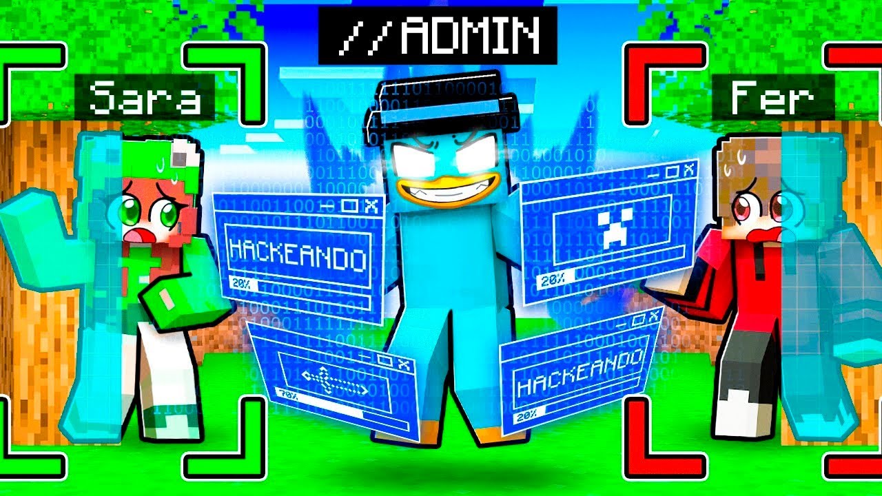 Usando COMANDOS de ADMIN no Esconde Esconde! (Minecraft)