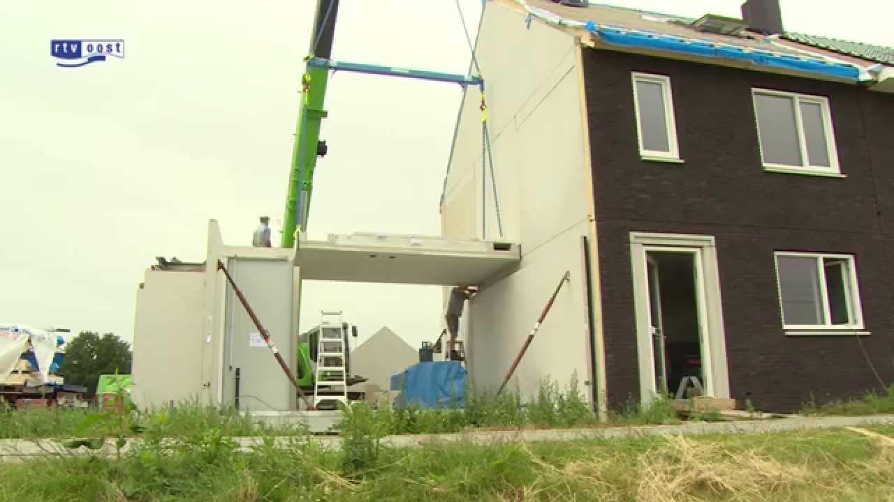 Bouwbedrijf bouwt huizen in amper een dag tijd
