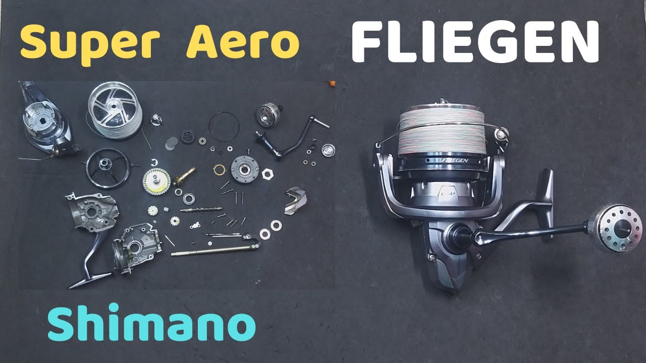 Shimano super aero fliegen surfcasting olta makinesi bakımı tamiri