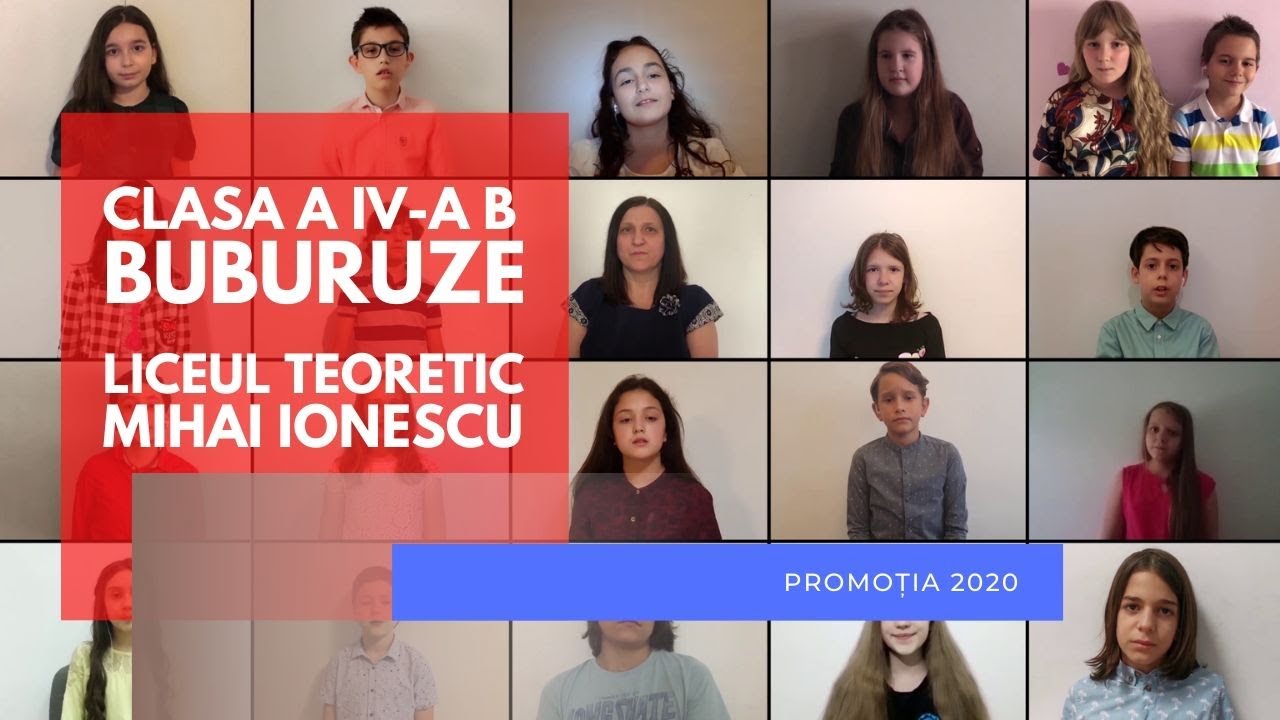 Buburuze - Clasa a IV-a B - Promoția 2020 - LTMI