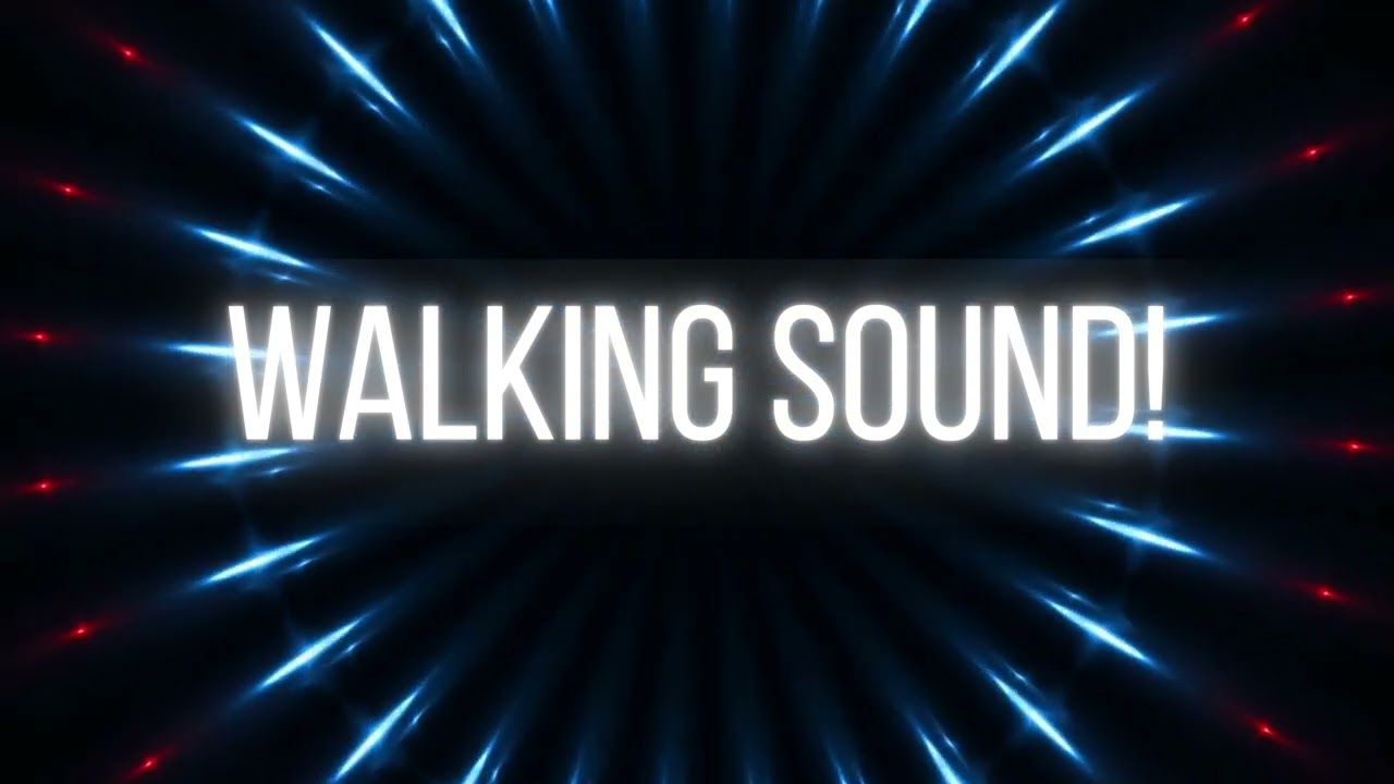 No Copyright background Music - walking  sound! To  use  for  YouTube  Video.