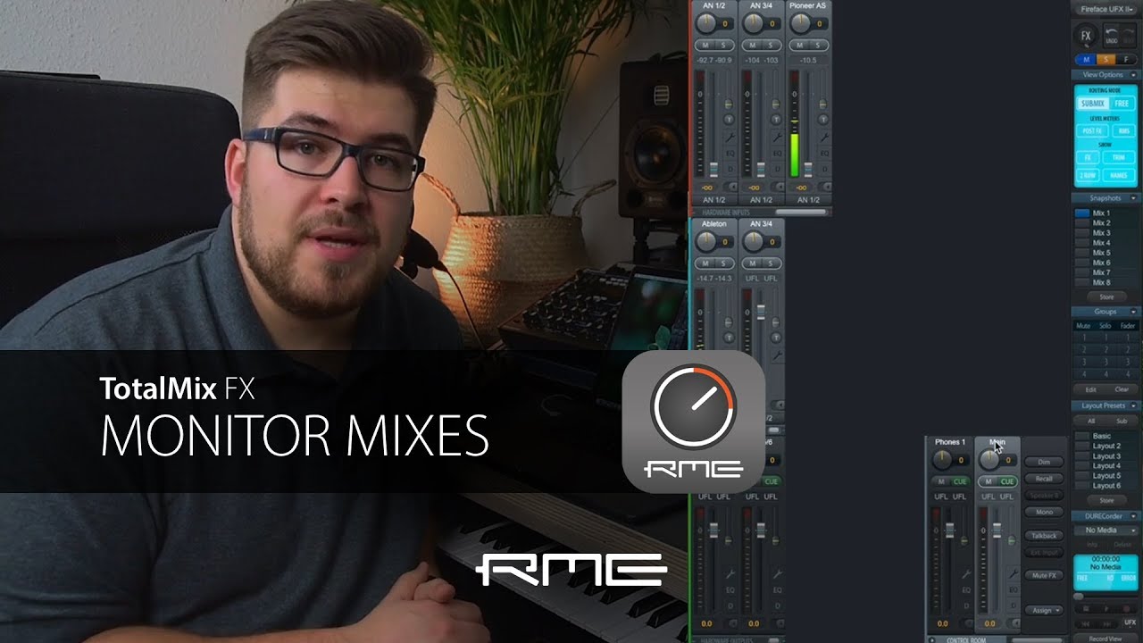 TotalMix FX for Beginners -  Monitor Mix