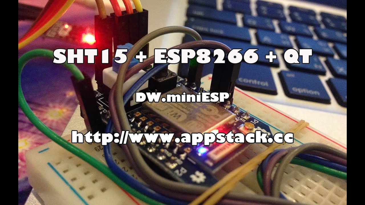 [ESP8266] - Read SHT15 data and send to Qt App via UDP Protocol