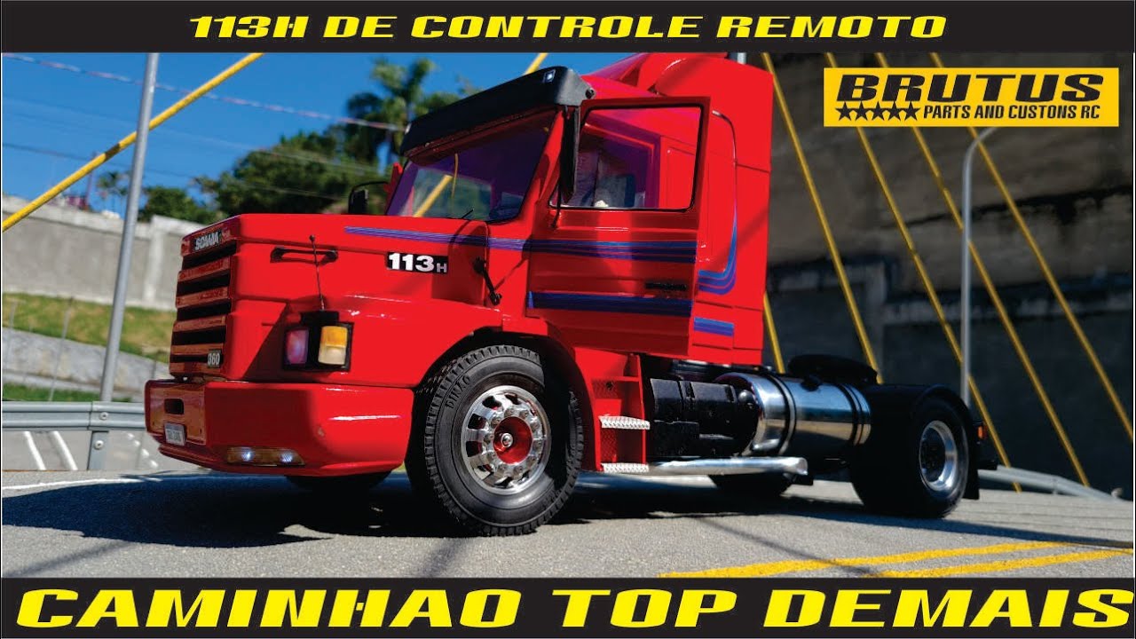 SCANIA 113H TOCO DE CONTROLE REMOTO! o modelo mais cobiçado dos truckmodelistas!