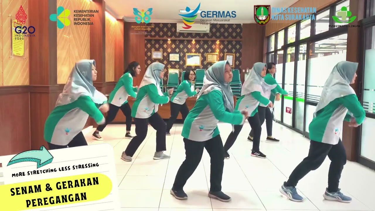 Senam dan Gerakan Peregangan Puskesmas Gilingan