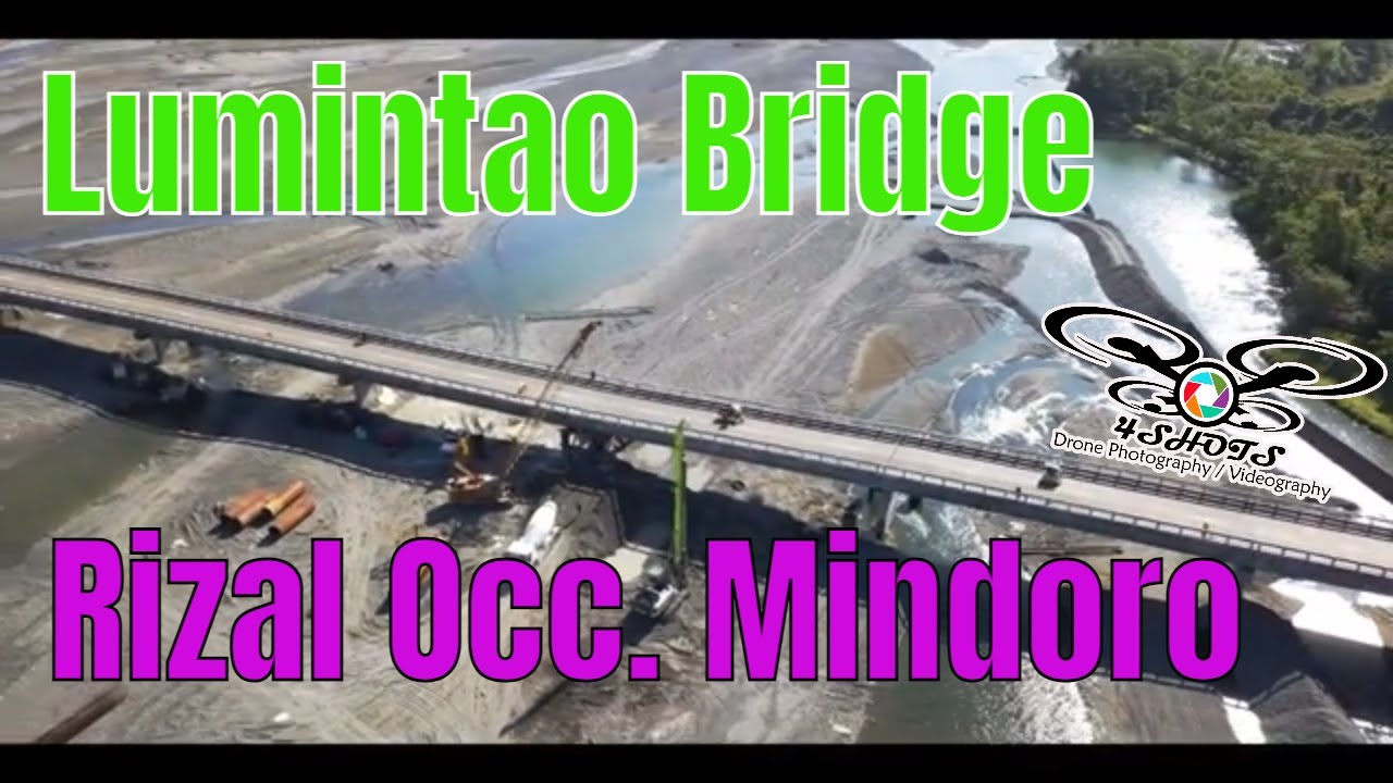 Lets see Lumintao Bridge Drone Shot Occidental Mindoro Philippines