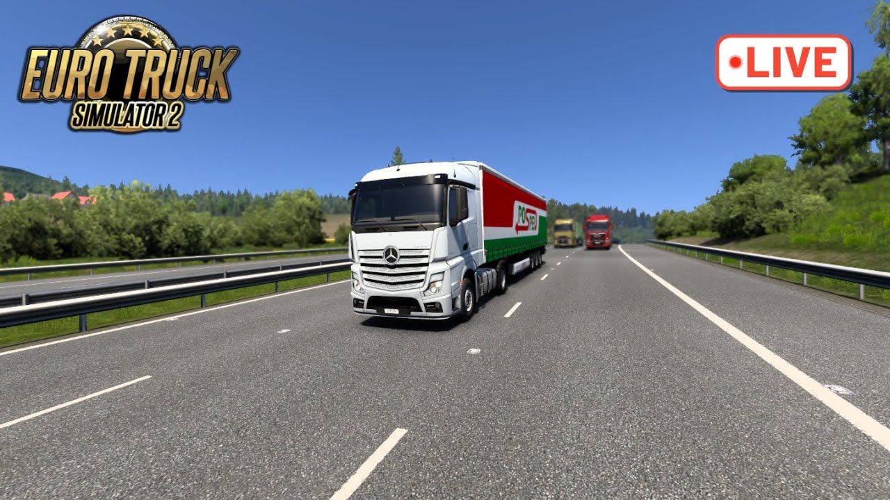Euro Truck Simulator 2 🛻 | Relaxing Live Drive | Long Stream