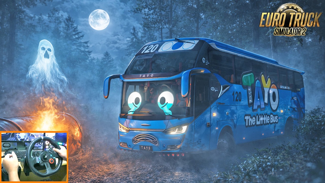 Midnight Terror: Tayo in the Cursed Forest | Tayo Halloween Version