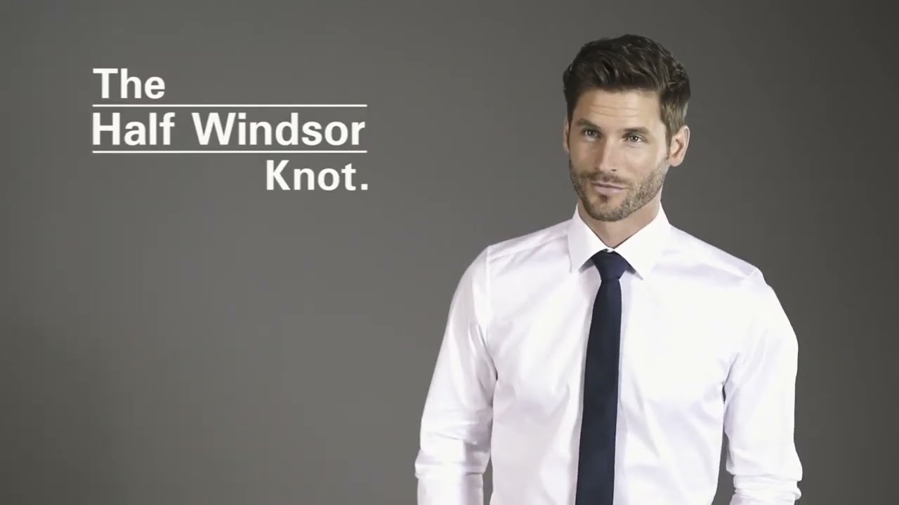 Dijkstra Mode THE HALF WINDSOR - stropdas knopen