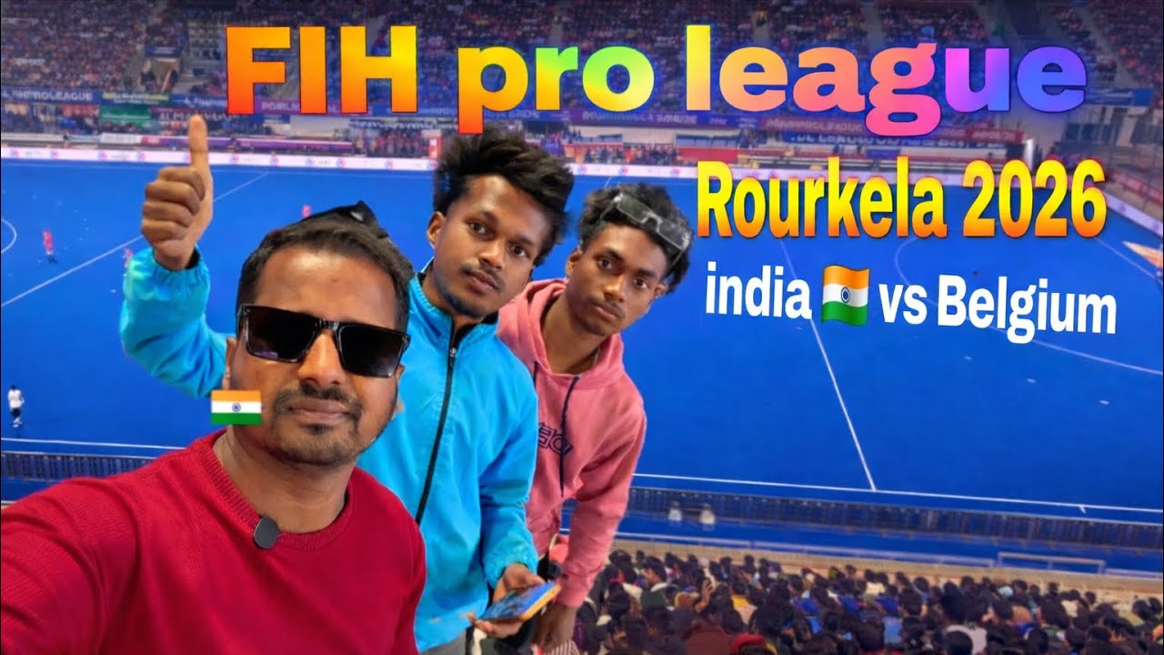 FIH Pro League 2026India vs Belgium Full MatchBirsa Munda Hockey Stadium Rourkela