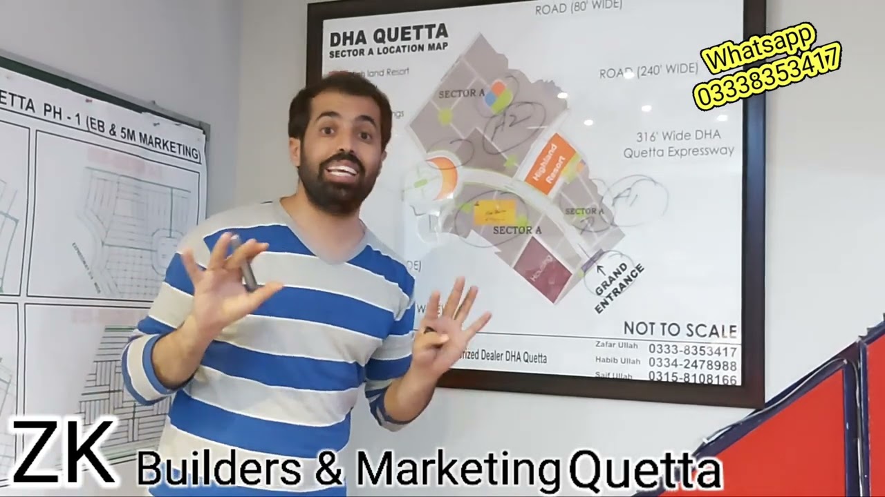 DHA Quetta Early Bird MAP Sub Sector A.1 Sub Sector A.2  Sub Sector A.3 Or Sub Sector A.10