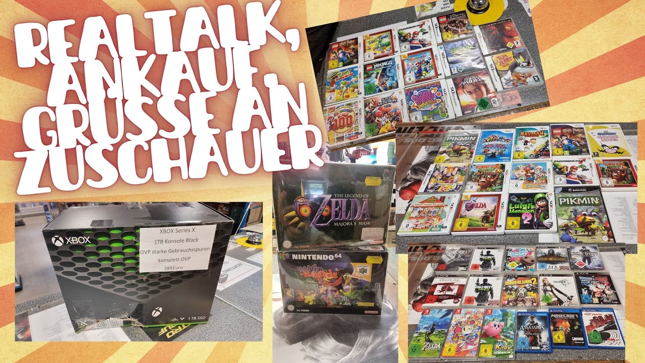 Realtalk,Ankauf und Grüsse an Zuschauer im Powergames Chemnitz