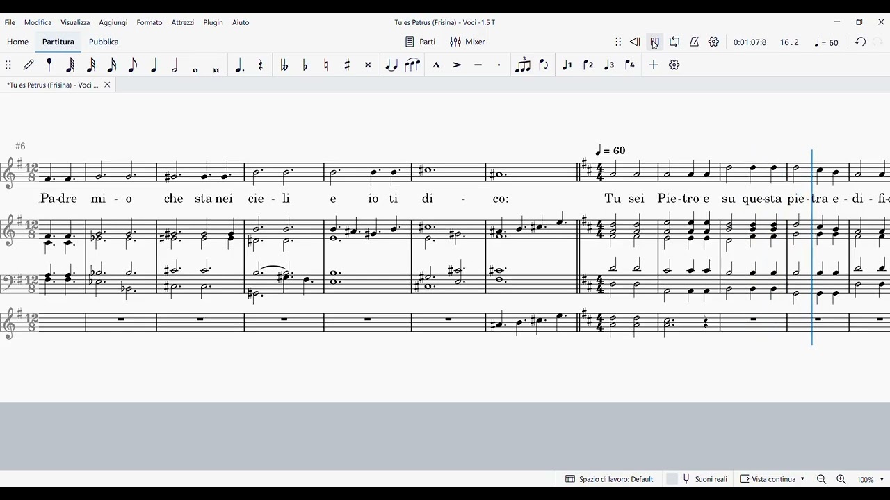 Tu es Petrus Frisina   Voci Soprano