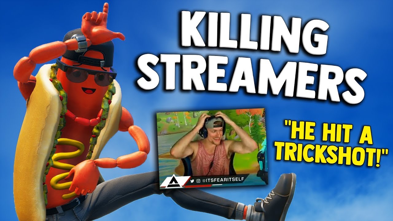Killing Twitch Streamers #7 - Fortnite Battle Royale (FUNNY REACTIONS)